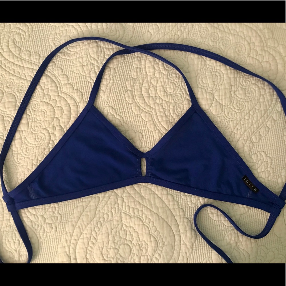 JOLYN Vent Tie-back bikini top